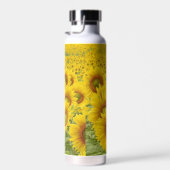 Sonnenblumen Ihr Kupfer-Vakuum isoliert Trinkflasche (Rechts)