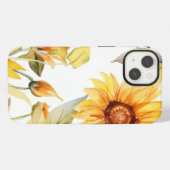 Sonnenblumen im Blut iPhone Hülle (Rückseite (Horizontal))