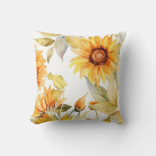 Sonnenblumen im Blut Kissen