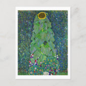 Sonnenblumen im Garten Gustav Klimt Postkarte (Vorderseite)