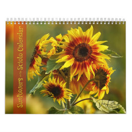 Sonnenblumen im Scioto-Kalender Kalender