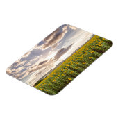 Sonnenblumen im Sonnenuntergang Magnet (Linke Seite)