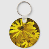Sonnenblumen im Zoo Schlüsselanhänger (Vorderseite)