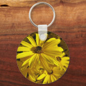 Sonnenblumen im Zoo Schlüsselanhänger (Vorderseite)