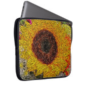 Sonnenblumen-Impressionen Laptopschutzhülle (Vorne Rechts)