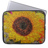 Sonnenblumen-Impressionen Laptopschutzhülle (Vorderseite)