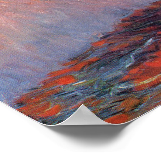 Sonnenblumen Impressionismus Poster (Ecke)