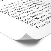 Sonnenblumen in Aquarellfarben Hochzeitskarte Poster (Ecke)