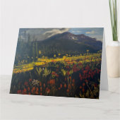 Sonnenblumen in den Bergen, von Gary Poling Karte (Vorderseite)