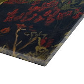 Sonnenblumen in den Bergen, von Gary Poling Schneidebrett (Ecke)