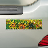 SONNENBLUMEN IN DER TUSKANISCHEN LANDSCHAFT - Deta Autoaufkleber (Auf Auto)