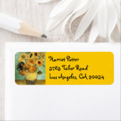 Sonnenblumen in einer Vase (F455) Van Gogh Fine Ar (Insitu)