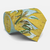 Sonnenblumen in einer Vase (F456) Van Gogh Fine Ar Krawatte (Gerollt)