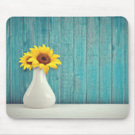 Sonnenblumen in einer Vase Mousepad