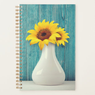 Sonnenblumen in einer Vase Planer