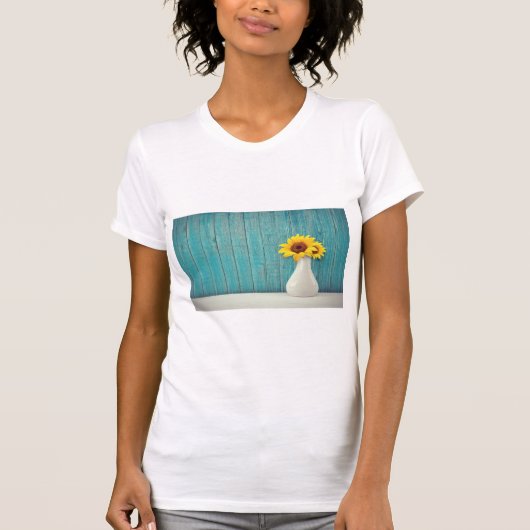 Sonnenblumen in einer Vase T-Shirt (Vorderseite)