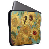 Sonnenblumen in einer Vase Van Gogh Fine Art Laptopschutzhülle (Vorne Rechts)