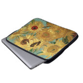 Sonnenblumen in einer Vase Van Gogh Fine Art Laptopschutzhülle (Vorne Knopf)