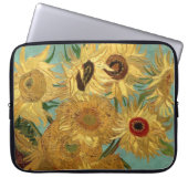 Sonnenblumen in einer Vase Van Gogh Fine Art Laptopschutzhülle (Vorderseite)