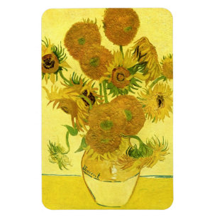 Sonnenblumen in einer Vase Van Gogh Fine Art Magnet