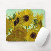 Sonnenblumen in einer Vase Van Gogh Fine Art Mousepad (Mit Mouse)