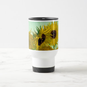 Sonnenblumen in einer Vase Van Gogh Fine Art Reisebecher
