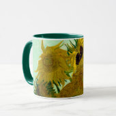 Sonnenblumen in einer Vase Van Gogh Fine Art Tasse (Vorderseite Links)
