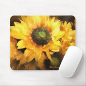 Sonnenblumen in herrlicher Farbe Mousepad (Mit Mouse)