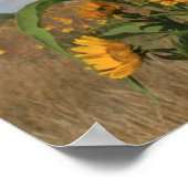 Sonnenblumen in Minnesota Poster (Ecke)