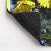 Sonnenblumen in Pinien Mousepad (Ecke)