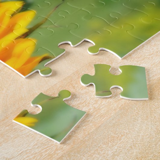 Sonnenblumen in Sunshine Blume Orton Wirkung Puzzle (Seite)