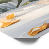 Sonnenblumen in Vasen Poster (Ecke)
