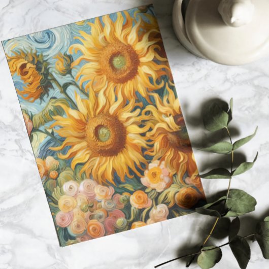 Sonnenblumen Inspiration Dankeskarte