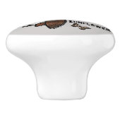 Sonnenblumen-Inspiration für coolen Western Keramikknauf (Seitenansicht)