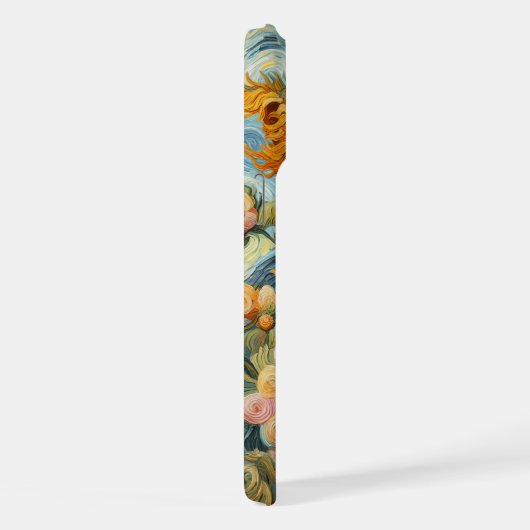 Sonnenblumen Inspiration iPhone Hülle (Rechte Seite)