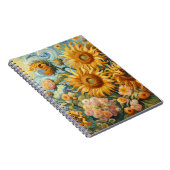 Sonnenblumen Inspiration Notizblock (Rechte Seite)