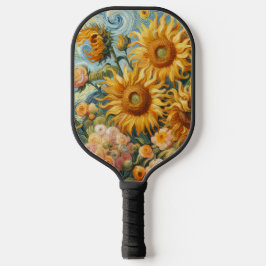 Sonnenblumen Inspiration Pickleball Schläger