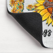 Sonnenblumen, Inspiration/Schrift Mousepad (Ecke)