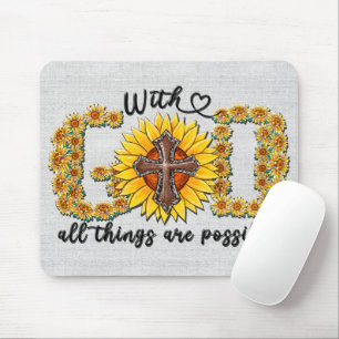Sonnenblumen, Inspiration/Schrift Mousepad