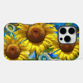 Sonnenblumen iPhone Hülle (Rückseite (Horizontal))