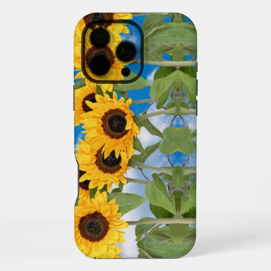 Sonnenblumen iPhone Hülle (Rückseite)