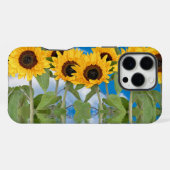 Sonnenblumen iPhone Hülle (Rückseite (Horizontal))
