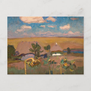 Sonnenblumen   Jan Stanisławski Postkarte
