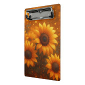 Sonnenblumen Journal Mini Klemmbrett (Gewinkelt2)