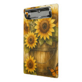 Sonnenblumen Journal Mini Klemmbrett (Gewinkelt2)