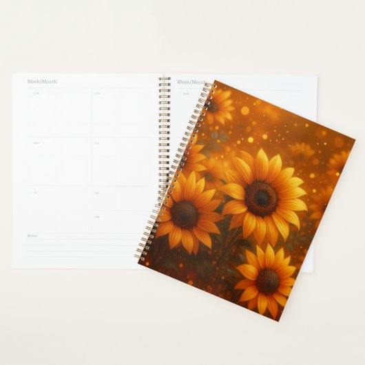 Sonnenblumen Journal Planer (Anzeige)