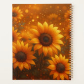 Sonnenblumen Journal Planer (Rückseite)