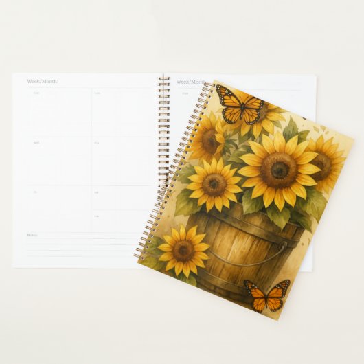 Sonnenblumen Journal Planer (Anzeige)