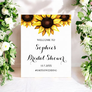 Sonnenblumen-Junggesellinnenabschied-Blumen-Willko Poster