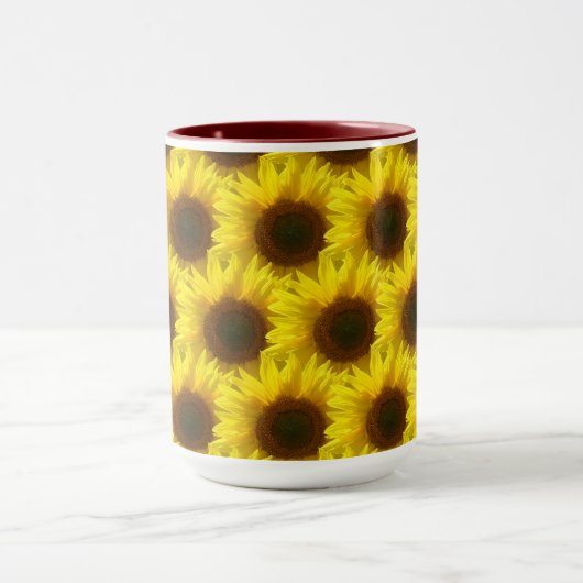 Sonnenblumen Kaffeecup Tasse (Zentrum)